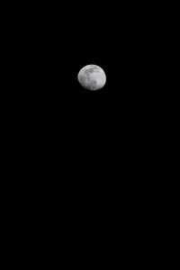 Preview wallpaper moon, night, sky, black