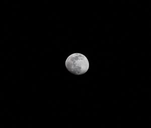 Preview wallpaper moon, night, sky, black