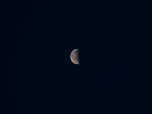 Preview wallpaper moon, night, sky, planet