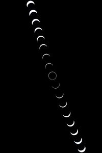 Preview wallpaper moon, phases, black