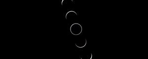 Preview wallpaper moon, phases, black