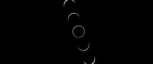 Preview wallpaper moon, phases, black