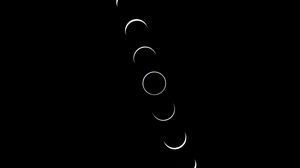 Preview wallpaper moon, phases, black