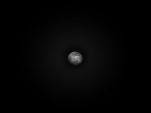 Preview wallpaper moon, planet, black background, sky, night