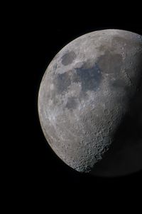 Preview wallpaper moon, planet, craters, relief