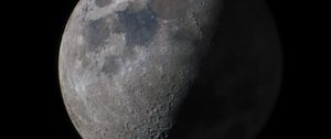 Preview wallpaper moon, planet, craters, relief