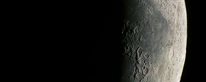 Preview wallpaper moon, planet, light, shadow, craters