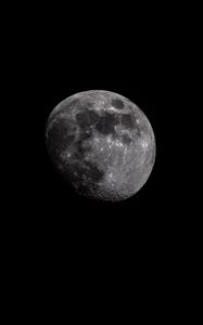 Preview wallpaper moon, planet, space, dark