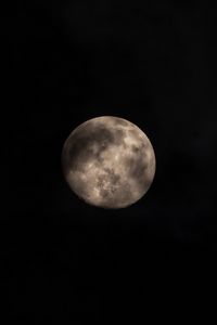 Preview wallpaper moon, planet, space, darkness