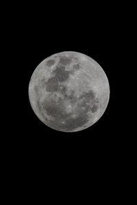 Preview wallpaper moon, planet, spots, darkness