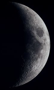 Preview wallpaper moon, planet, star, dark, space