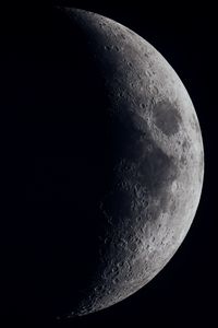 Preview wallpaper moon, planet, star, dark, space