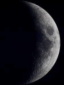 Preview wallpaper moon, planet, star, dark, space