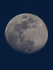 Preview wallpaper moon, planet, telescope image, space