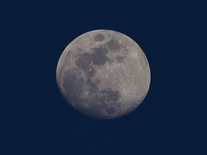Preview wallpaper moon, planet, telescope image, space