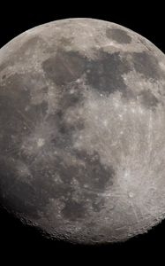 Preview wallpaper moon, relief, space, craters