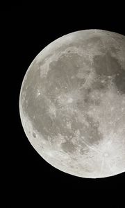 Preview wallpaper moon, satellite, planet, space, dark