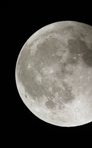 Preview wallpaper moon, satellite, planet, space, dark