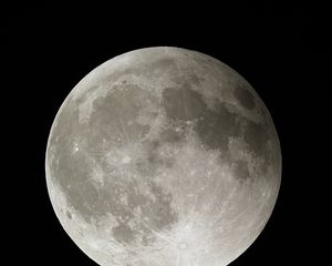 Preview wallpaper moon, satellite, planet, space, dark