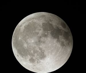 Preview wallpaper moon, satellite, planet, space, dark