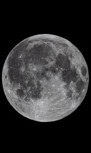 Preview wallpaper moon, satellite, space, dark, gray