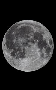 Preview wallpaper moon, satellite, space, dark, gray