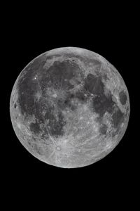 Preview wallpaper moon, satellite, space, dark, gray
