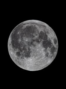 Preview wallpaper moon, satellite, space, dark, gray