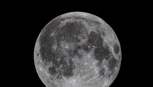 Preview wallpaper moon, satellite, space, dark, gray