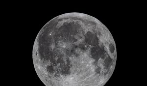 Preview wallpaper moon, satellite, space, dark, gray