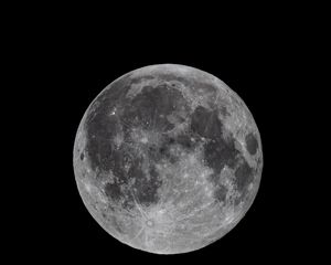 Preview wallpaper moon, satellite, space, dark, gray