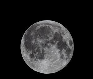 Preview wallpaper moon, satellite, space, dark, gray
