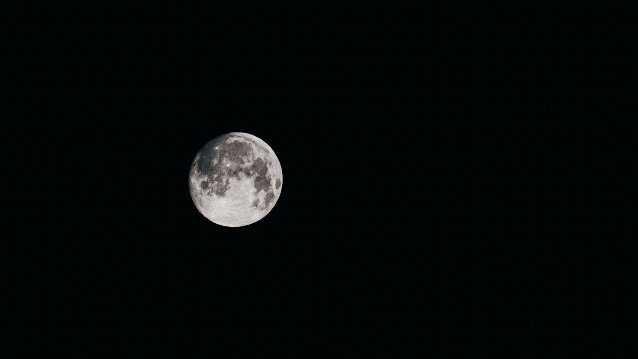 Wallpaper moon, satellite, space, night, darkness