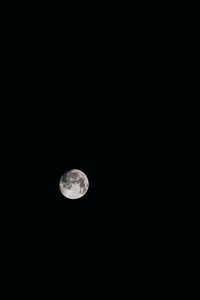 Preview wallpaper moon, satellite, space, night, darkness