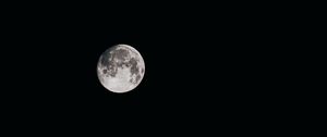 Preview wallpaper moon, satellite, space, night, darkness