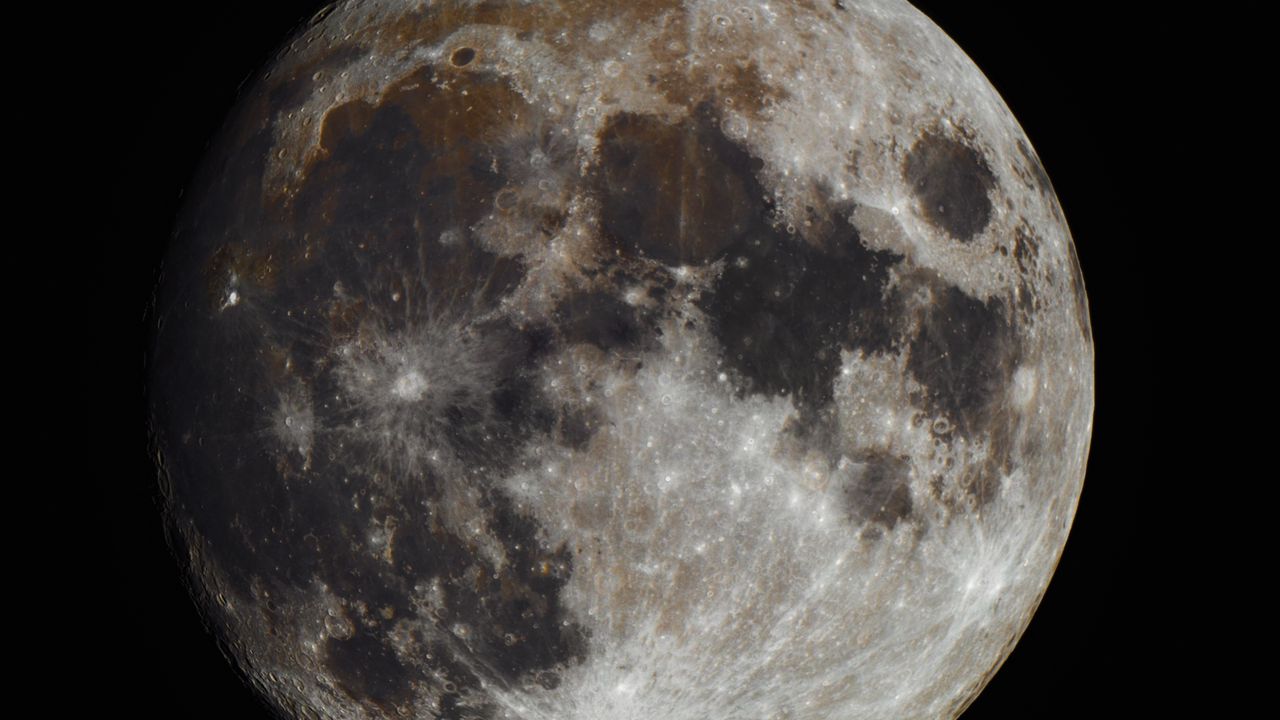 Wallpaper moon, satellite, space, gray