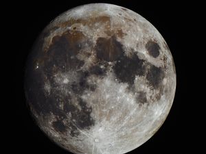 Preview wallpaper moon, satellite, space, gray