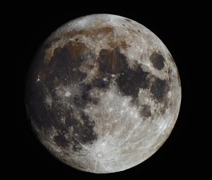 Preview wallpaper moon, satellite, space, gray