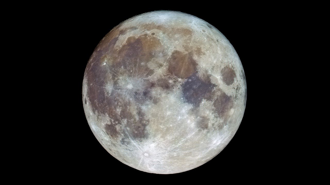 Wallpaper moon, satellite, spots, space, dark