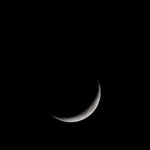 Preview wallpaper moon, shadow, black, dark