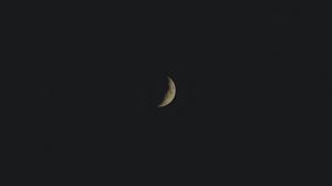 Preview wallpaper moon, shadow, black, sky, dark