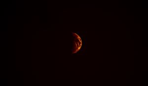 Preview wallpaper moon, shadow, dark, night, darkness