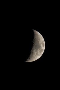 Preview wallpaper moon, shadow, planet, craters