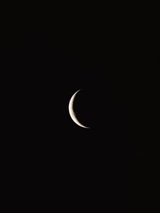 Preview wallpaper moon, sky, dark, space