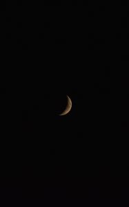 Preview wallpaper moon, sky, darkness, night, black