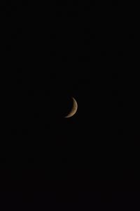 Preview wallpaper moon, sky, darkness, night, black