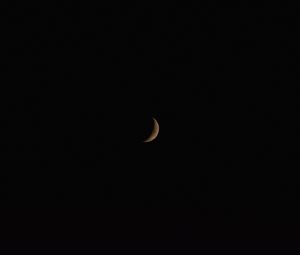 Preview wallpaper moon, sky, darkness, night, black