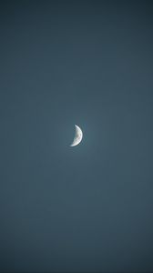 Preview wallpaper moon, sky, minimalism, evening