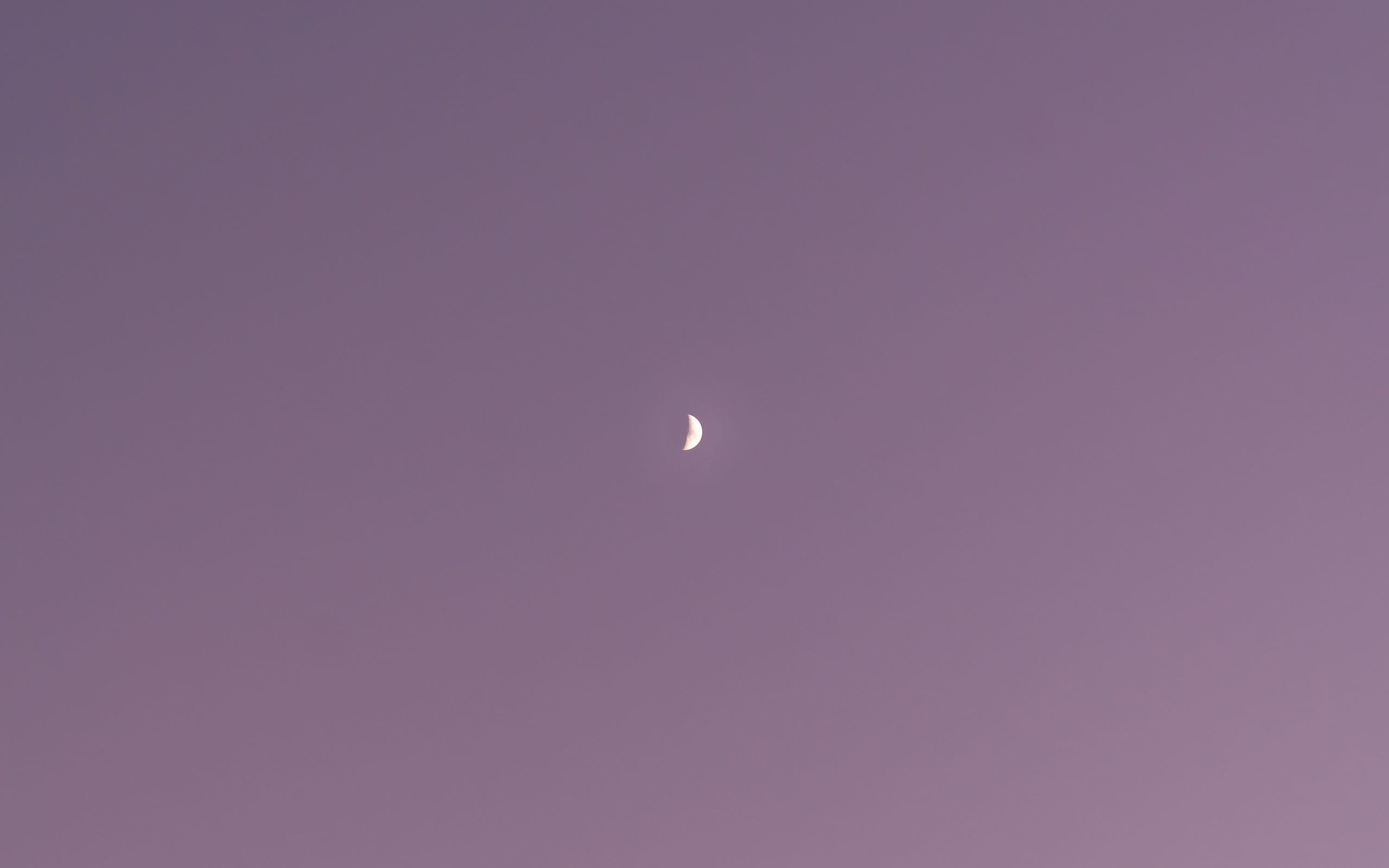 Với hình nền tối giản mặt trăng, bầu trời tím, hình ảnh chìm đắm trong sự yên tĩnh và trầm lắng. Hình ảnh kết hợp của mặt trăng và bầu trời tím là điểm nhấn tuyệt vời cho hình nền của bạn.