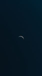 Preview wallpaper moon, sky, night, dark, minimalism